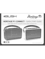 Bush HERITAGE P1 Connect Quick Start Manual preview