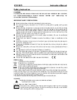 Preview for 3 page of Bush ICS11BTi Instruction Manual