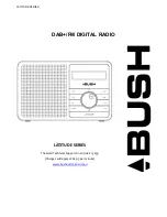 Bush LATITUDE SERIES Manual preview