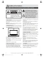 Предварительный просмотр 4 страницы Bush LE-28GX01 Installation & Operating Instructions Manual