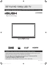 Bush LE-55GB2A Installation & Operating Instructions Manual preview