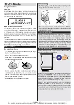 Предварительный просмотр 21 страницы Bush LED19134HDDVD Installation & Operating Instructions Manual