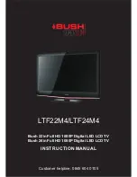 Предварительный просмотр 1 страницы Bush LTF22M4 Instruction Manual