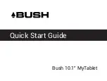 Preview for 1 page of Bush MyTablet 10.1 Quick Start Manual