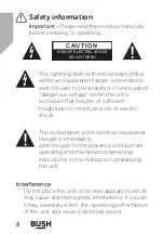 Предварительный просмотр 8 страницы Bush NE-2155 Instruction Manual