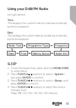 Предварительный просмотр 31 страницы Bush NE-2155 Instruction Manual