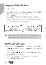 Предварительный просмотр 34 страницы Bush NE-2155 Instruction Manual