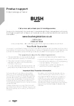 Предварительный просмотр 29 страницы Bush NE-2600 Instruction Manual