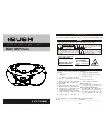 Bush PCD-6200MP3 Instruction Manual preview