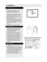 Preview for 6 page of Bush PRFS126W Installation & User'S Instructions