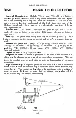 Предварительный просмотр 1 страницы Bush TR130 Servicing Instructions