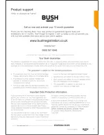 Предварительный просмотр 27 страницы Bush VCS35B15K0D-70 Instruction Manual