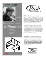 Bush WC36494C Assembly Instructions Manual preview