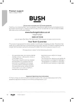 Preview for 10 page of Bush WM2428DAB Manual