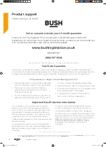 Preview for 38 page of Bush WMDFX714W Instruction Manual