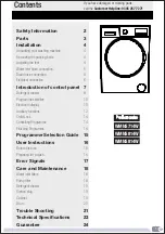 Предварительный просмотр 2 страницы Bush WMNS714W Installation & User'S Instructions