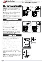 Предварительный просмотр 5 страницы Bush WMNS714W Installation & User'S Instructions