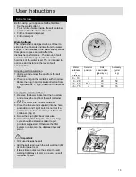 Preview for 11 page of Bush WQP12-9348 Installation & User'S Instructions