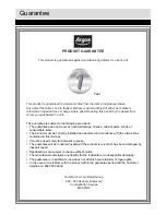 Preview for 22 page of Bush WQP12-9348 Installation & User'S Instructions