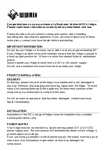 Preview for 2 page of Bushman Arcticold DC-L User'S Manual & Operating Instructions