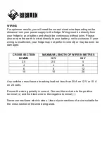 Preview for 3 page of Bushman Arcticold DC-L User'S Manual & Operating Instructions