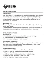 Preview for 5 page of Bushman Arcticold DC-L User'S Manual & Operating Instructions