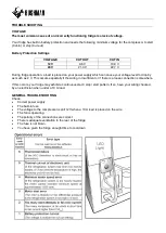 Preview for 5 page of Bushman DC285L-X User'S Manual & Operating Instructions