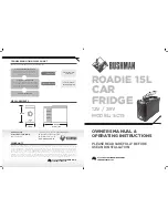 Bushman Roadie 15L Owner'S Manual & Operating Instructions preview