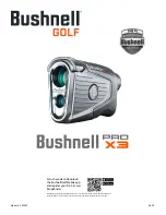 Предварительный просмотр 1 страницы Bushnell GOLF 202250 User Manual