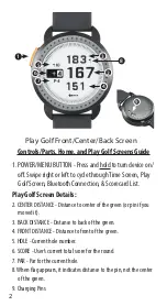 Предварительный просмотр 2 страницы Bushnell GOLF 362130 Quick Start Manual