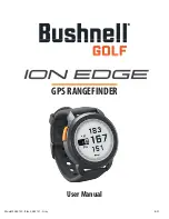 Bushnell GOLF Ion Edge User Manual предпросмотр