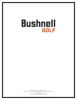 Предварительный просмотр 9 страницы Bushnell GOLF Pro XE Owner'S Manual