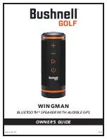 Bushnell GOLF Wingman Owner'S Manual предпросмотр