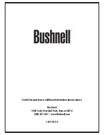 Предварительный просмотр 24 страницы Bushnell 119432CW Instruction Manual