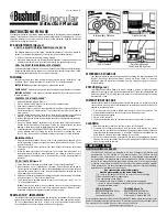 Bushnell 13-0805 Instruction Manual preview