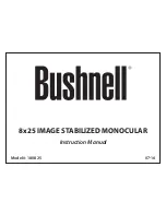 Bushnell 180825 Instruction Manual preview