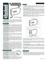 Предварительный просмотр 1 страницы Bushnell 20-0002 Instruction Manual