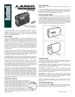 Bushnell 20-0003W Instruction Manual предпросмотр