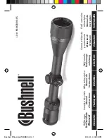 Preview for 1 page of Bushnell 20-4124 Instruction Manual