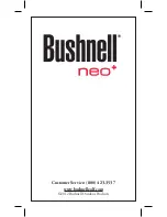 Preview for 72 page of Bushnell 368315 Instruction Manual