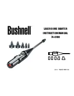 Предварительный просмотр 1 страницы Bushnell 74-0100 Instruction Manual