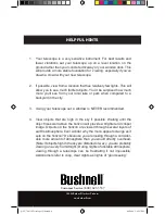 Preview for 8 page of Bushnell 78-6114 Instruction Manual