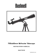 Предварительный просмотр 1 страницы Bushnell 786050 Instruction Manual