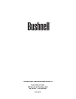 Предварительный просмотр 40 страницы Bushnell 786050 Instruction Manual