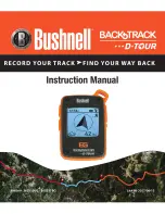 Preview for 1 page of Bushnell BackTrack D-TOUR 360310BG Instruction Manual