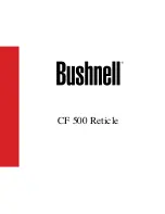 Bushnell CF 500 Reticle Manual preview