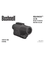 Bushnell Equinox 260228 Instruction Manual preview