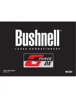 Предварительный просмотр 1 страницы Bushnell GForce DX 1300 ARC User Manual