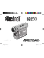 Bushnell ImageView 11-8000 Instruction Manual preview