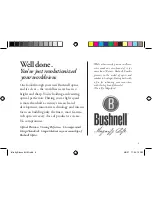 Preview for 5 page of Bushnell Infinity User Manual